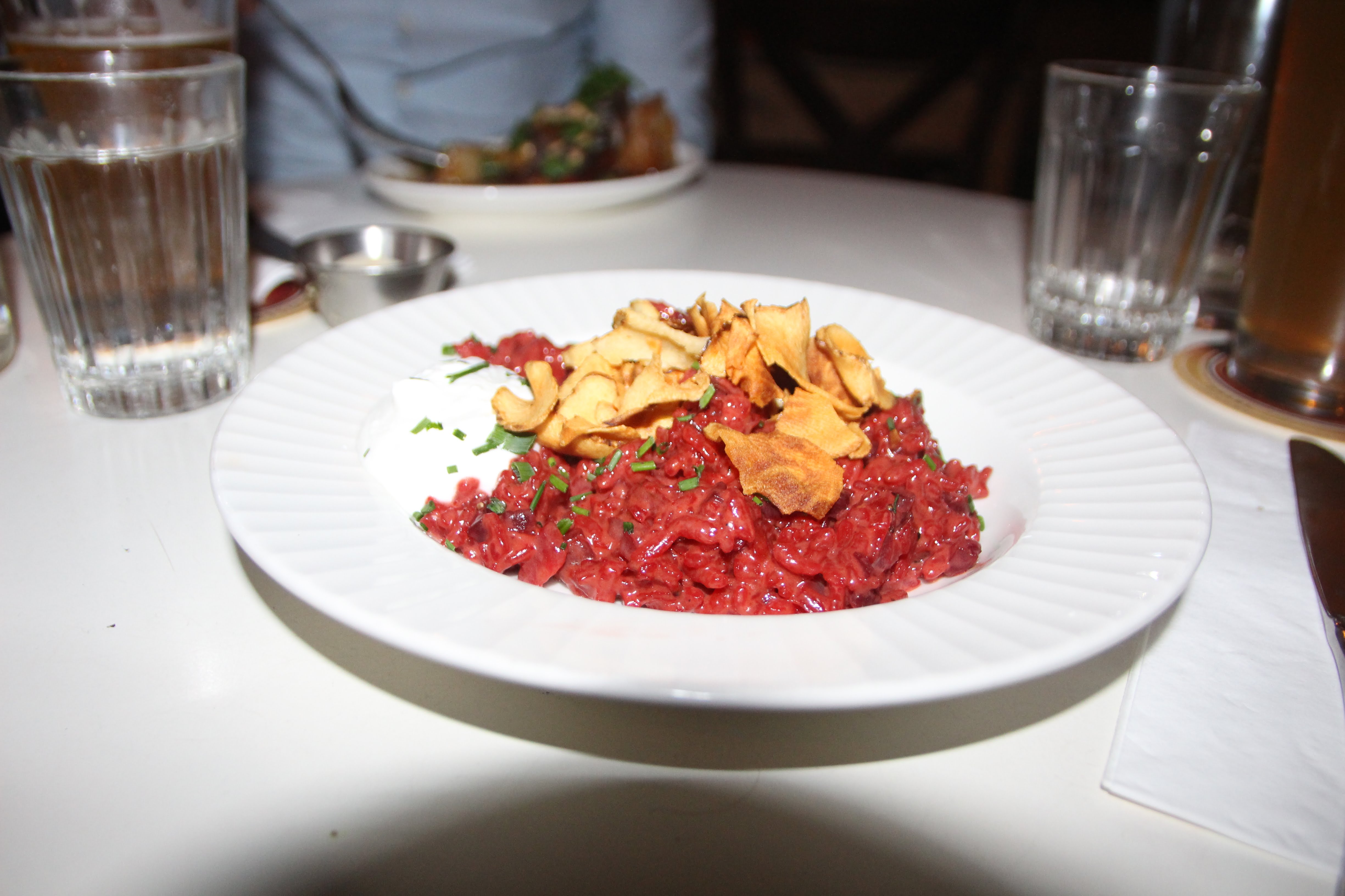 Rote-Beete-Risotto, Bicicletta, Tel Aviv