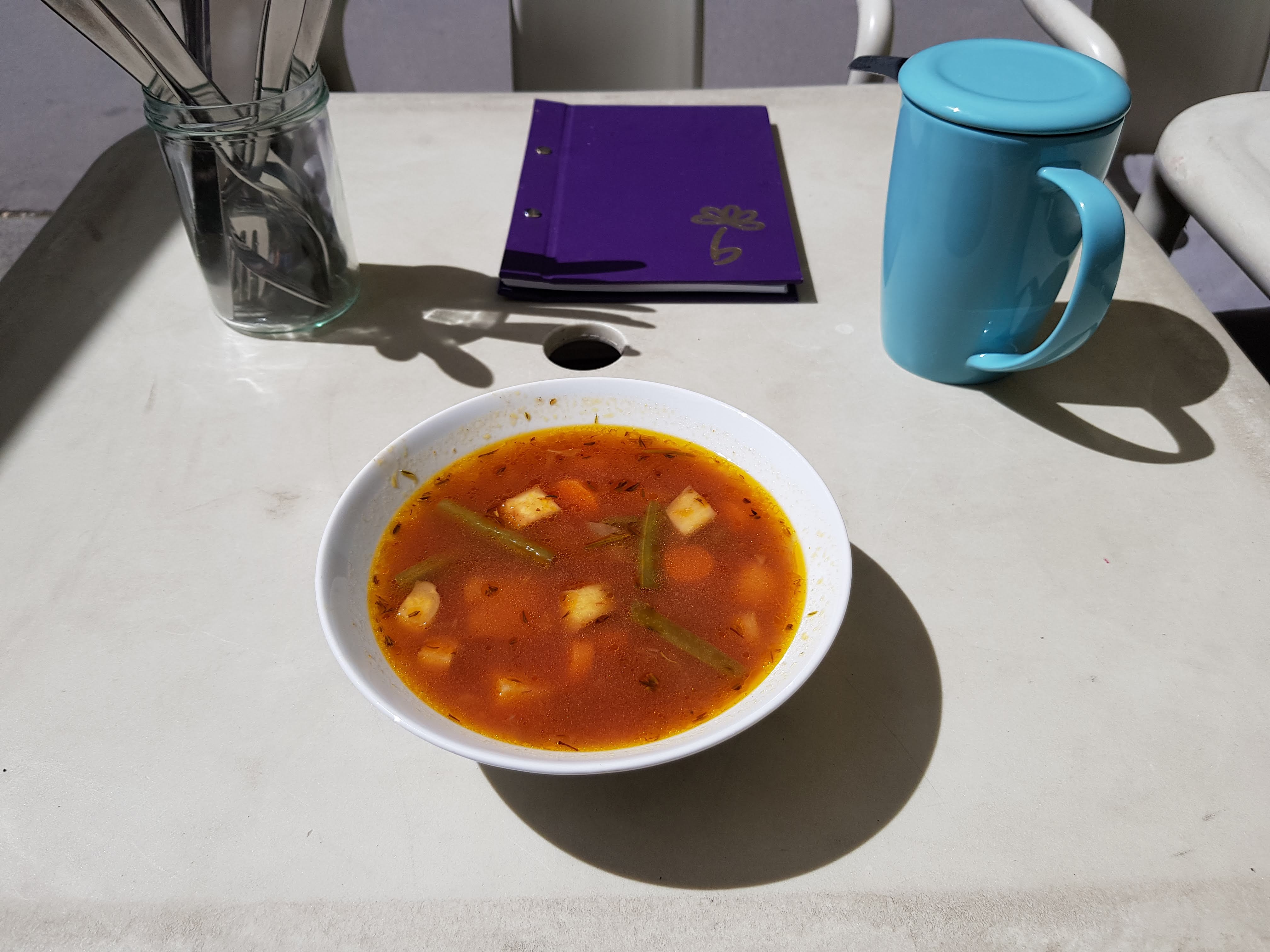 Minestrone, deli bluem, Wien